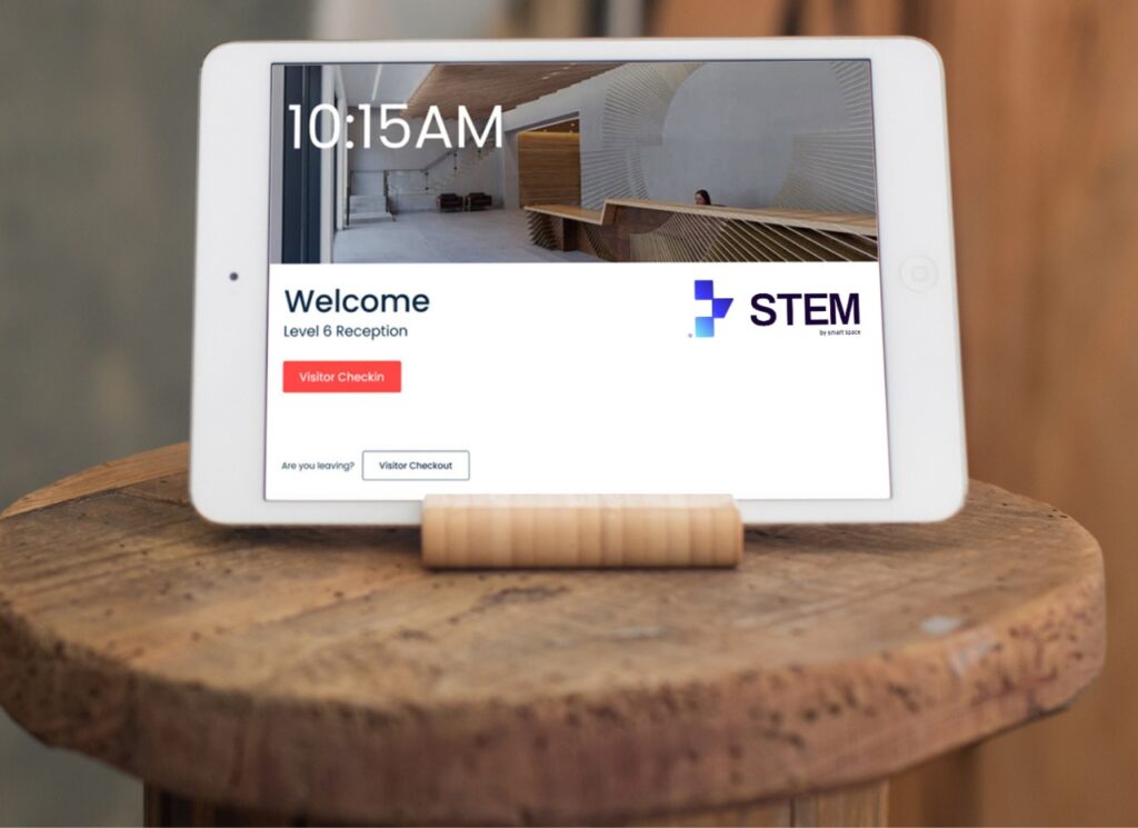 STEM visitor management product view